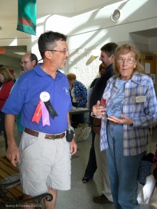 Ginny with SSCA Director Steve Leeds at the 2007 Gam in Melbourne, Florida. 